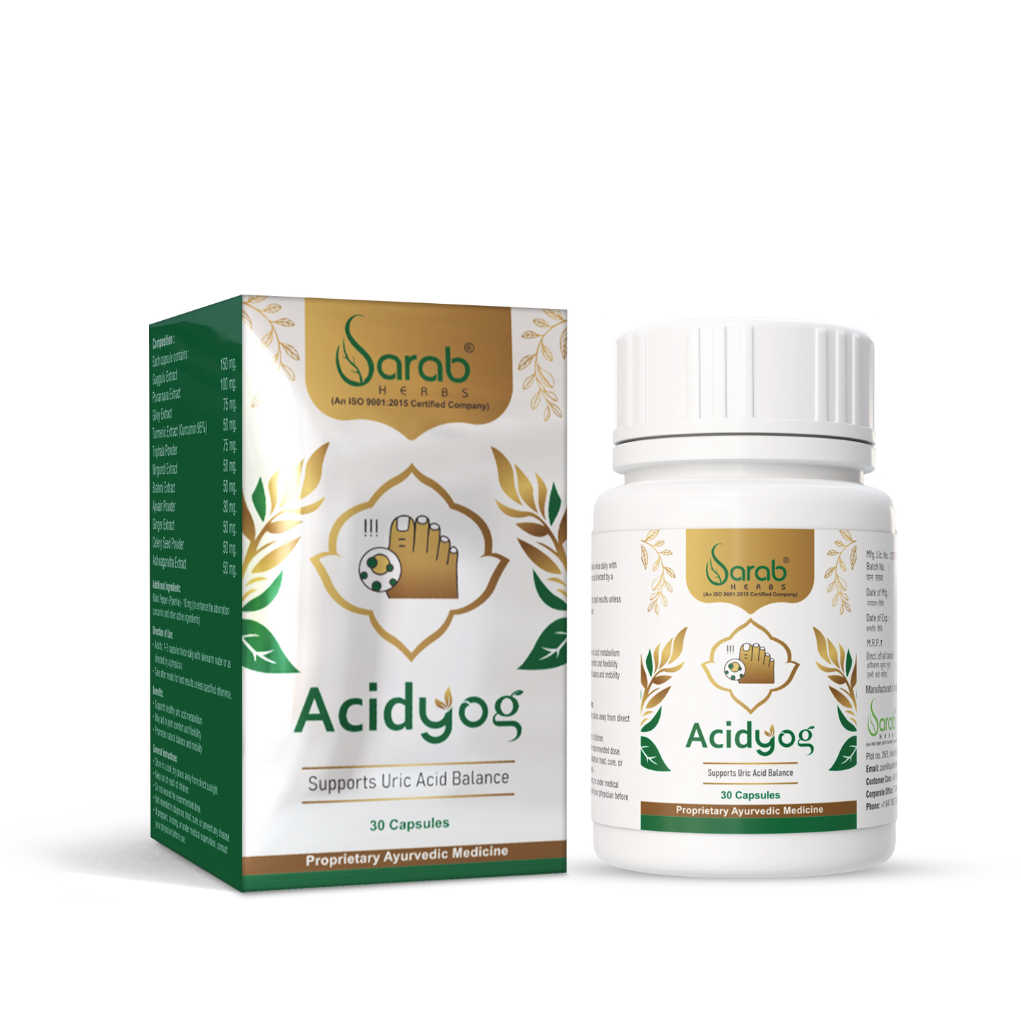 AcidYog | Supports Uric Acid Balance