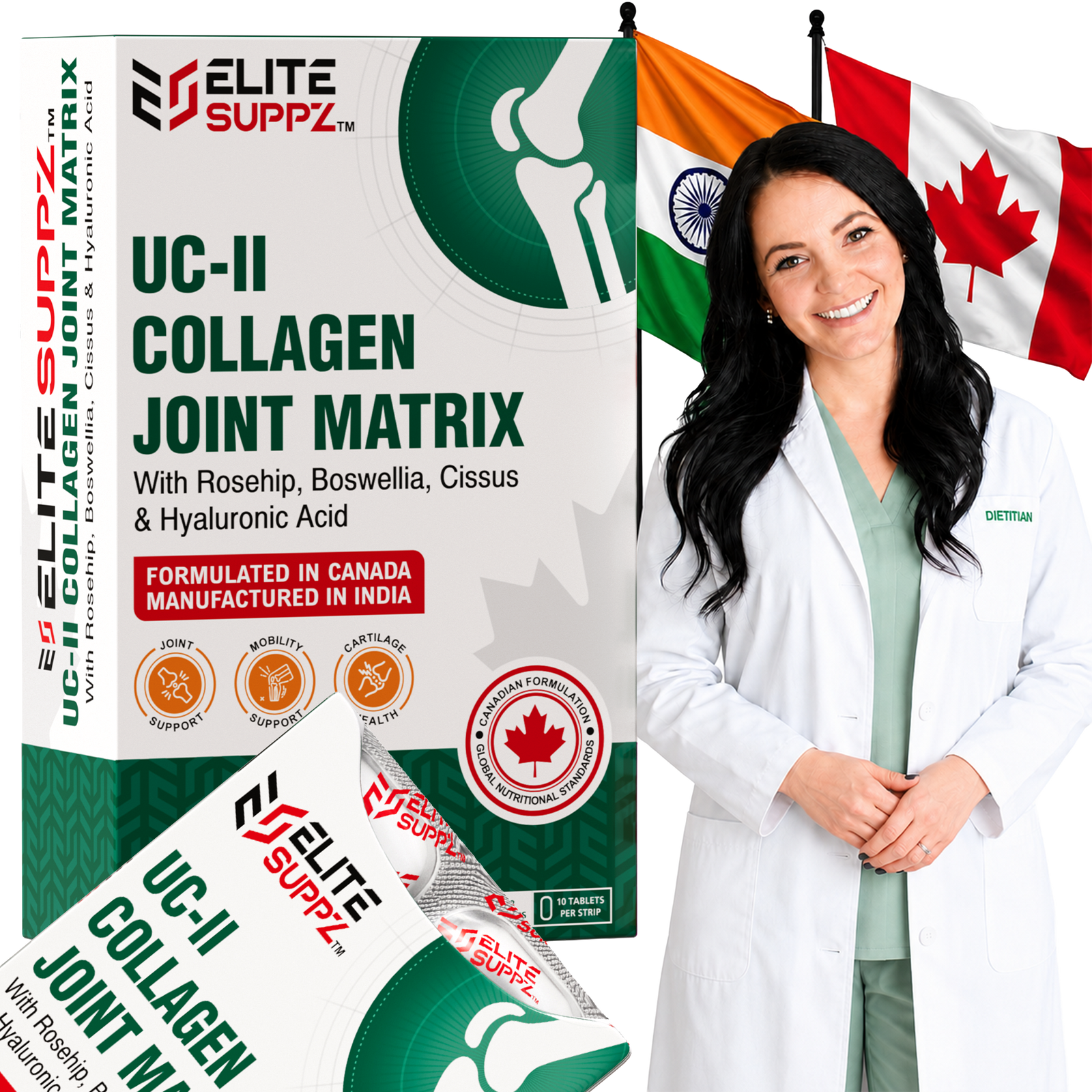 UC-II Collagen Joint Matrix, 30 Tablets – Advanced Joint & Cartilage Support