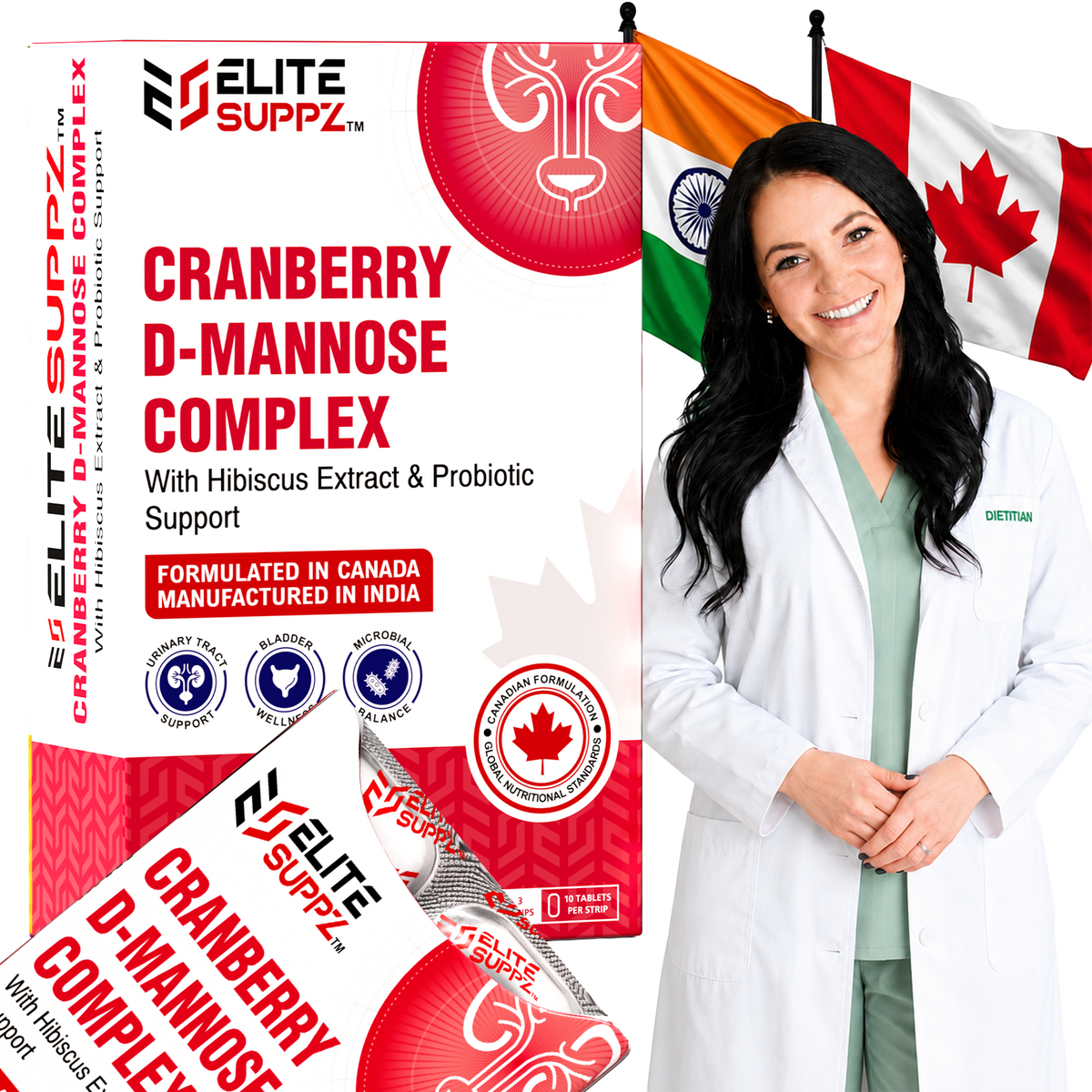 Cranberry D-Mannose Complex, 30 Tablets