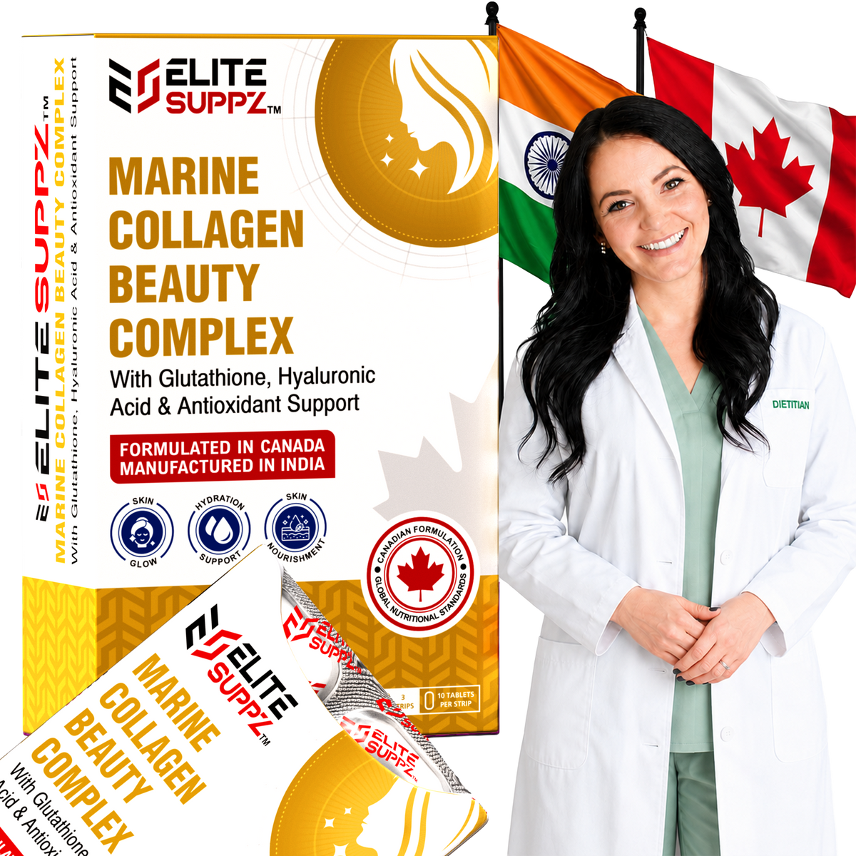 Marine Collagen Beauty Complex, 30 Tablets