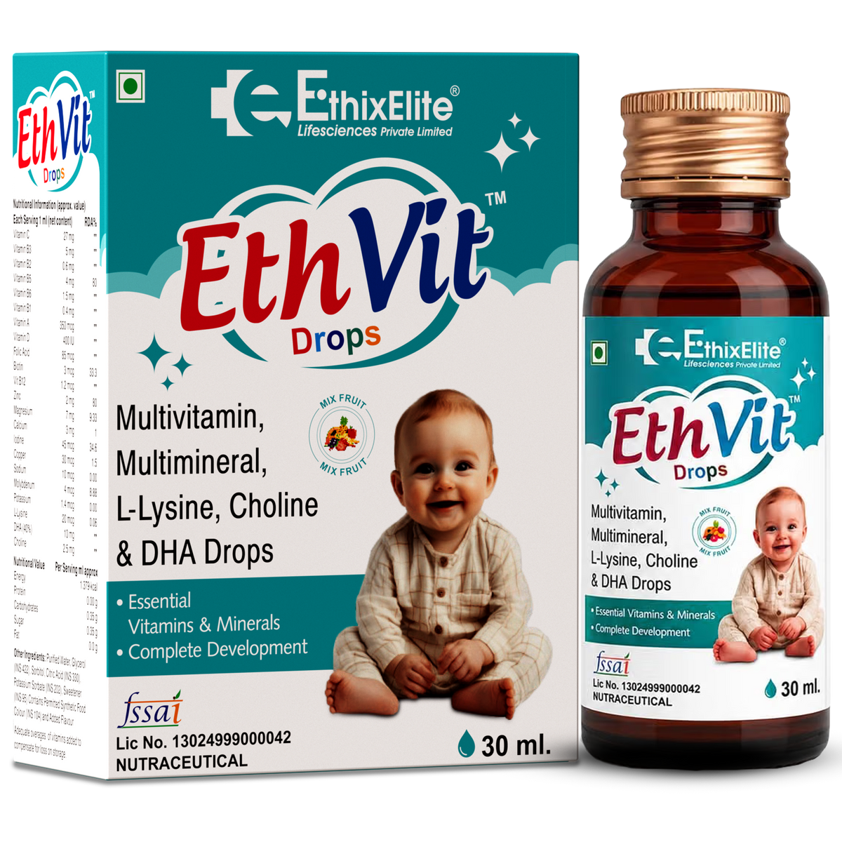 EthVit Drops, 30 ml