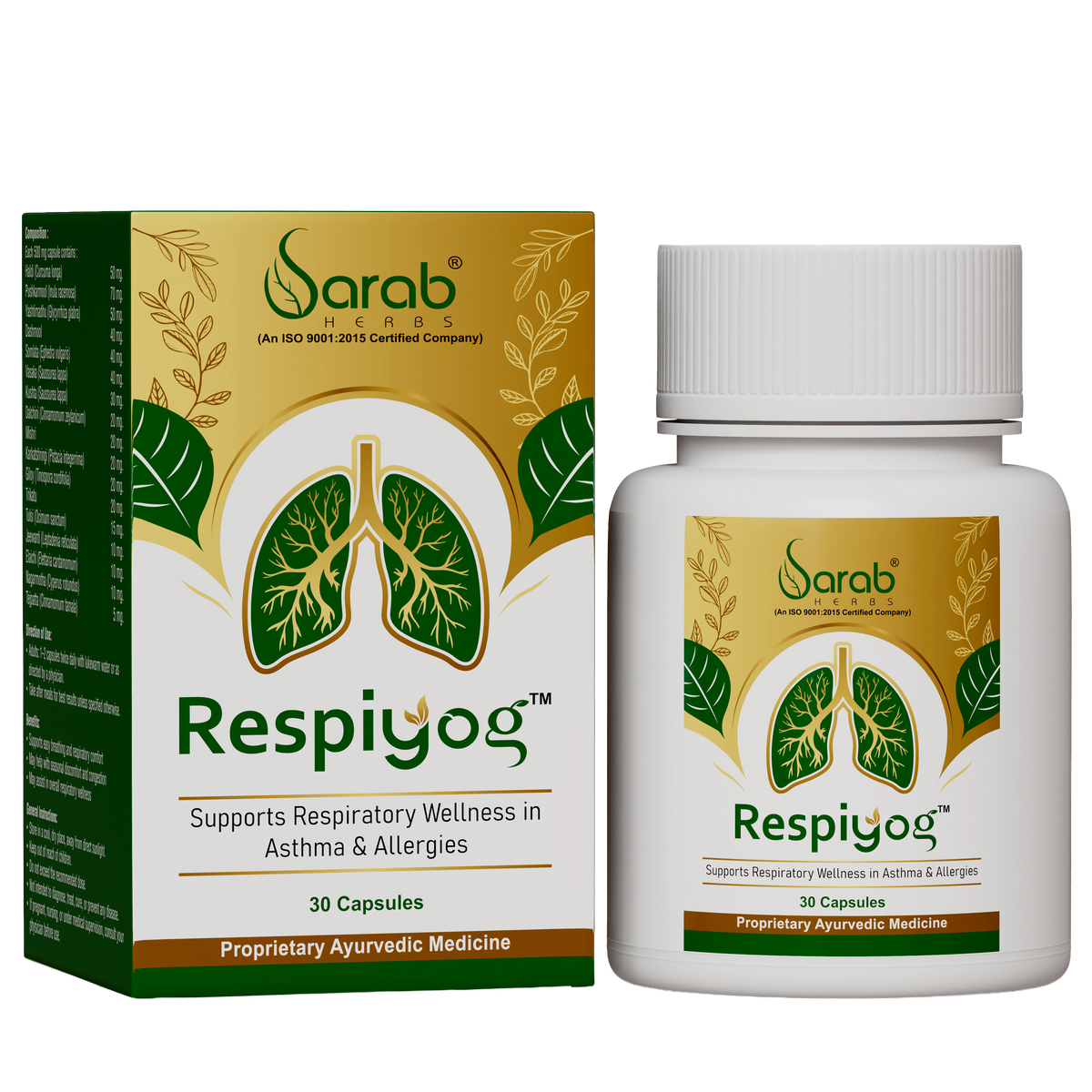 RespiYog, 30 Capsules