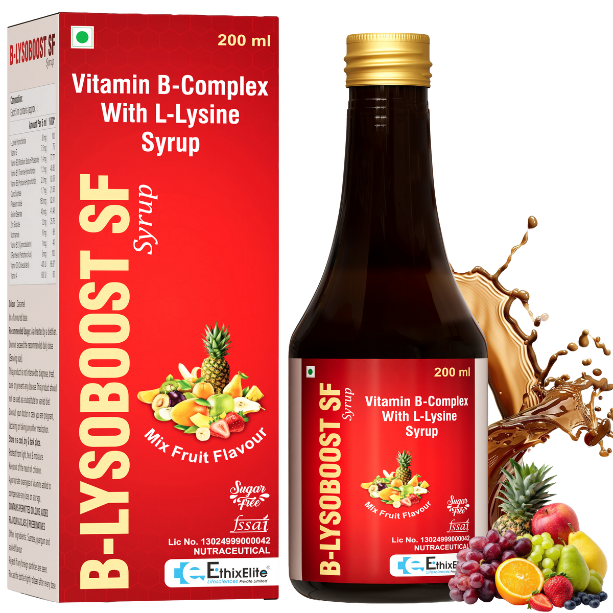 B-Lysoboost SF Syrup, 200 ml