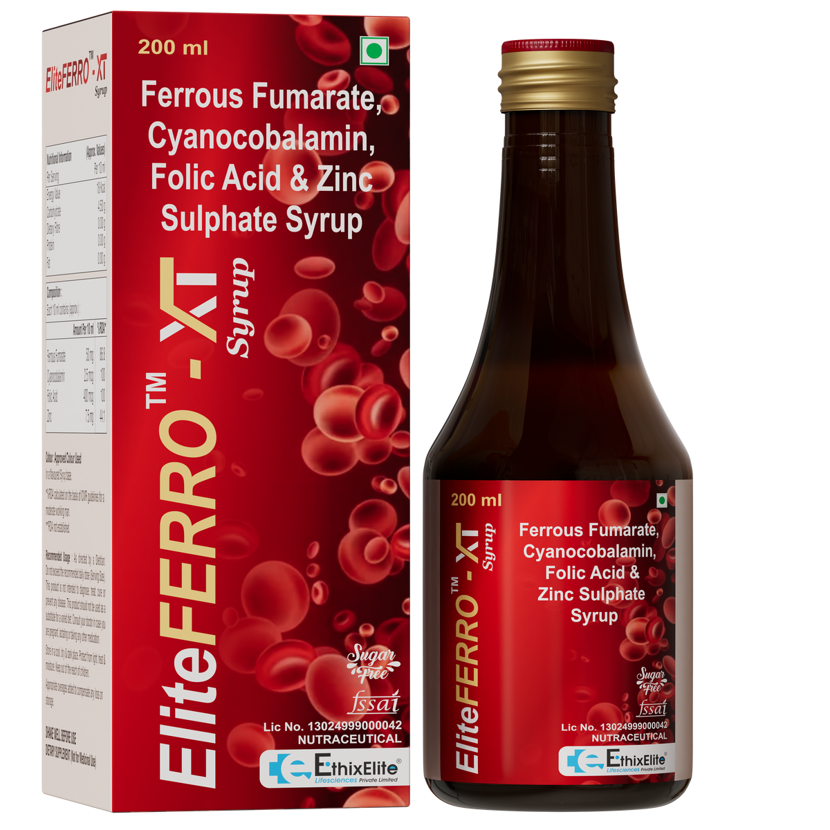 Elite Ferro-XT Syrup, 200 ml