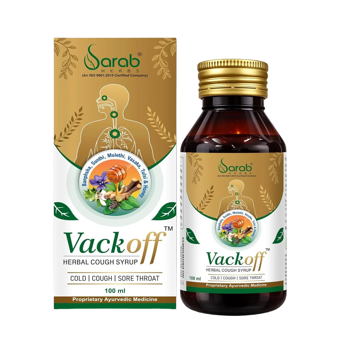 Vackoff Herbal Cough Syrup, 100ml