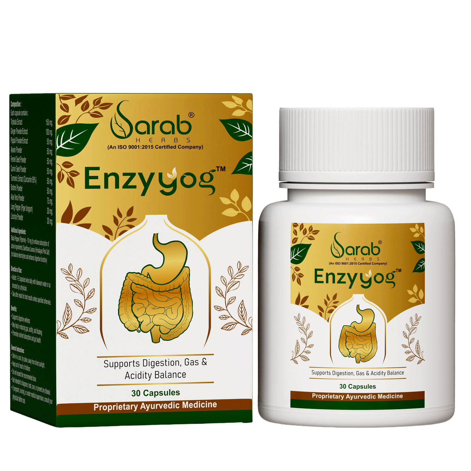 EnzyYog, 30 Capsules