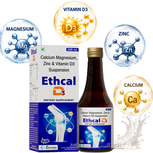 Ethcal D3 Dietary Supplement, 200 ml