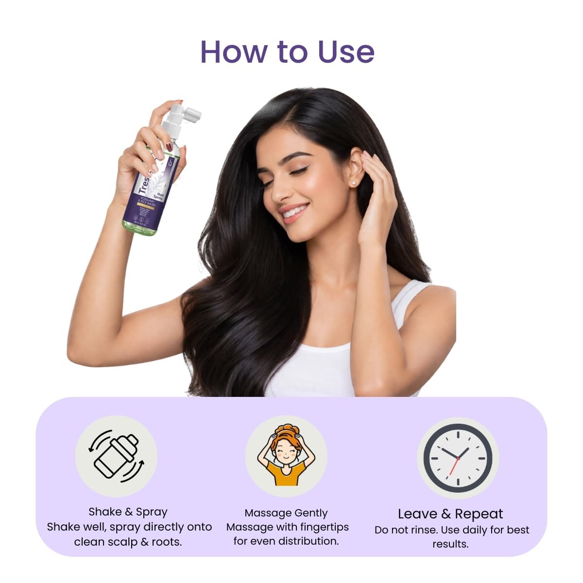 Tressyog Herbal Hair Spray , 200ml.