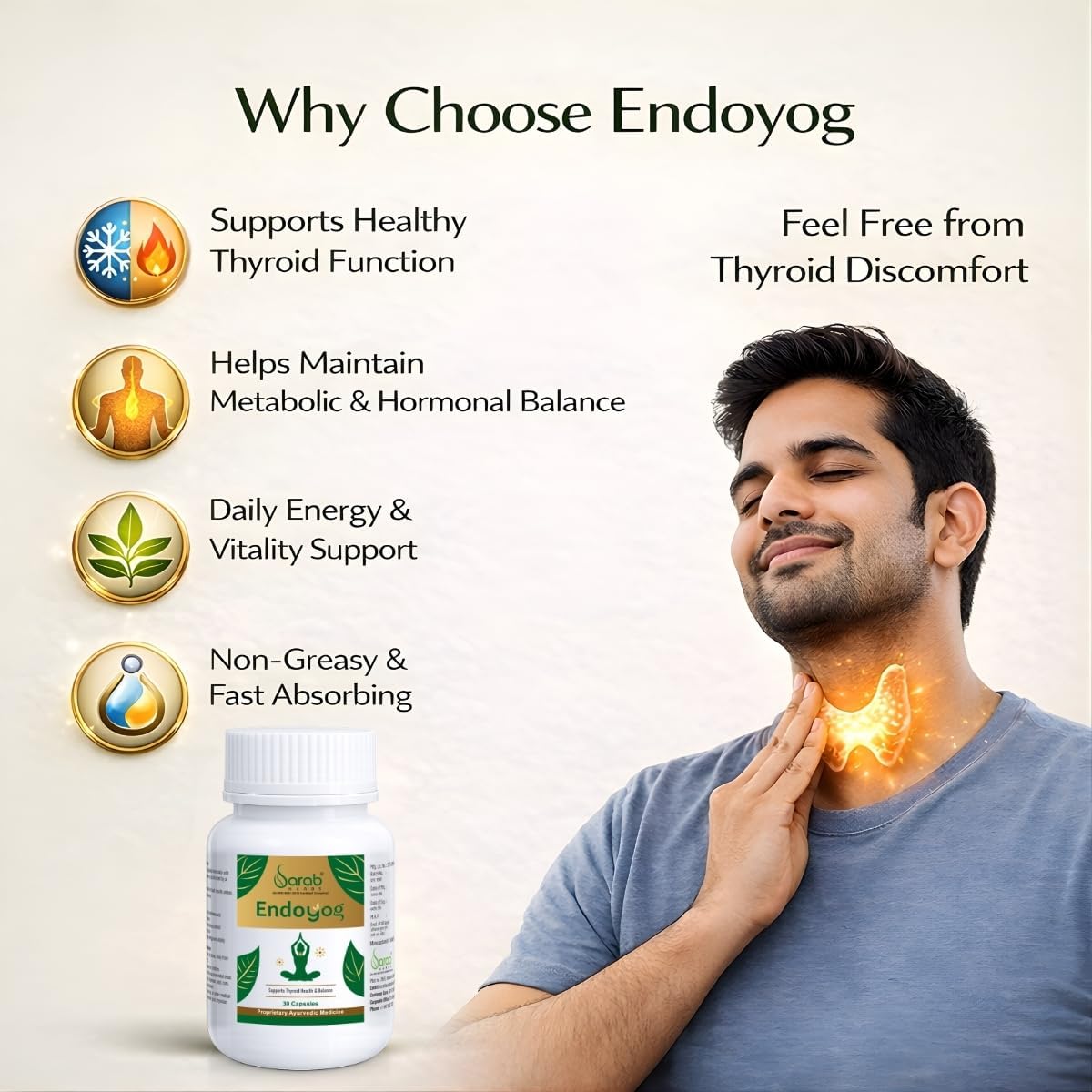 Endoyog, 30 Capsules.