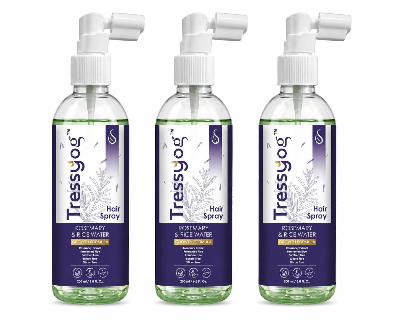 Tressyog Herbal Hair Spray , 200ml.