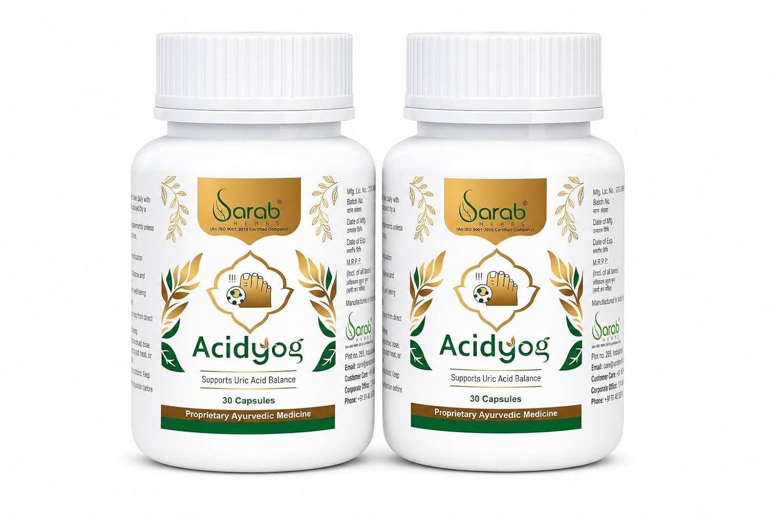 AcidYog, 30 Capsules.