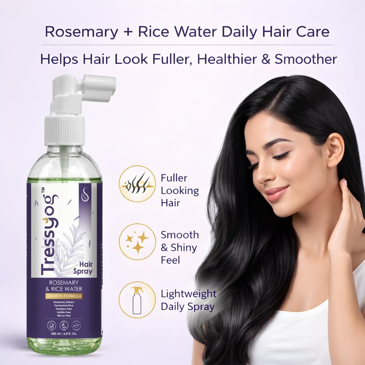 Tressyog Herbal Hair Spray , 200ml.