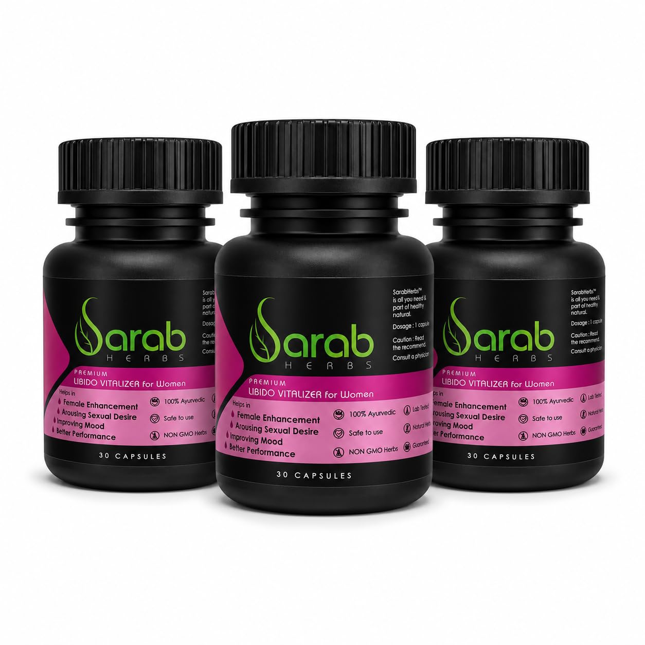 Libido Vitalizer for Women, 30 Capsules.