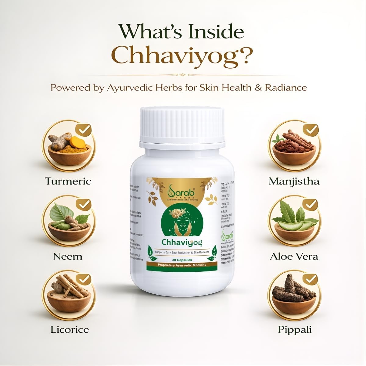 Chhaviyog, 30 Capsules.