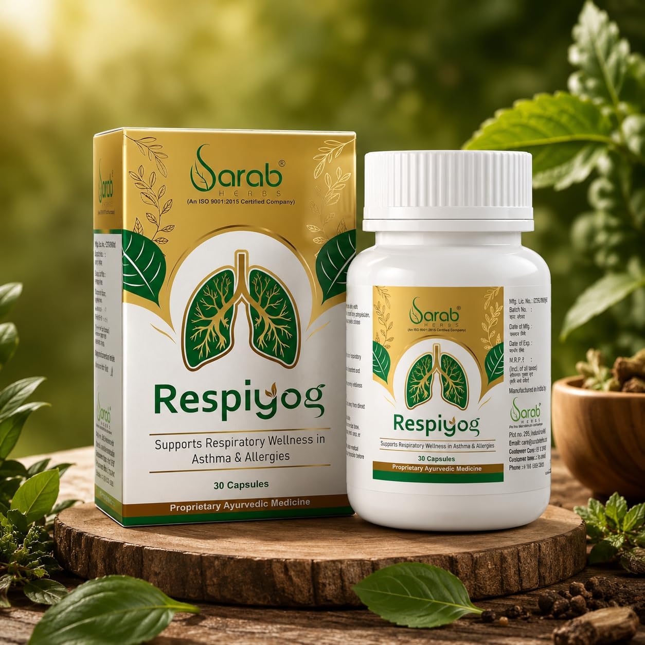 RespiYog, 30 Capsules