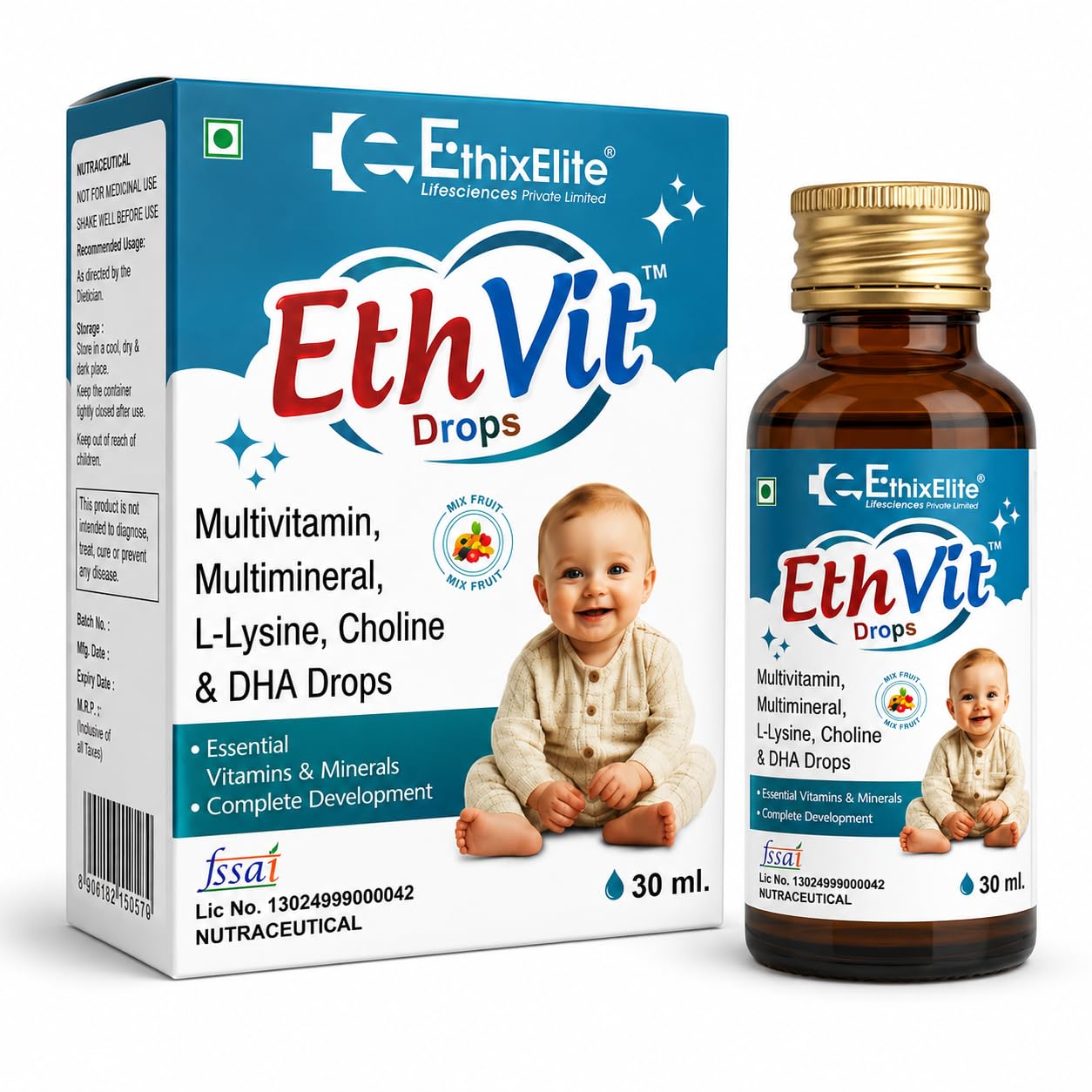EthVit Drops, 30 ml.