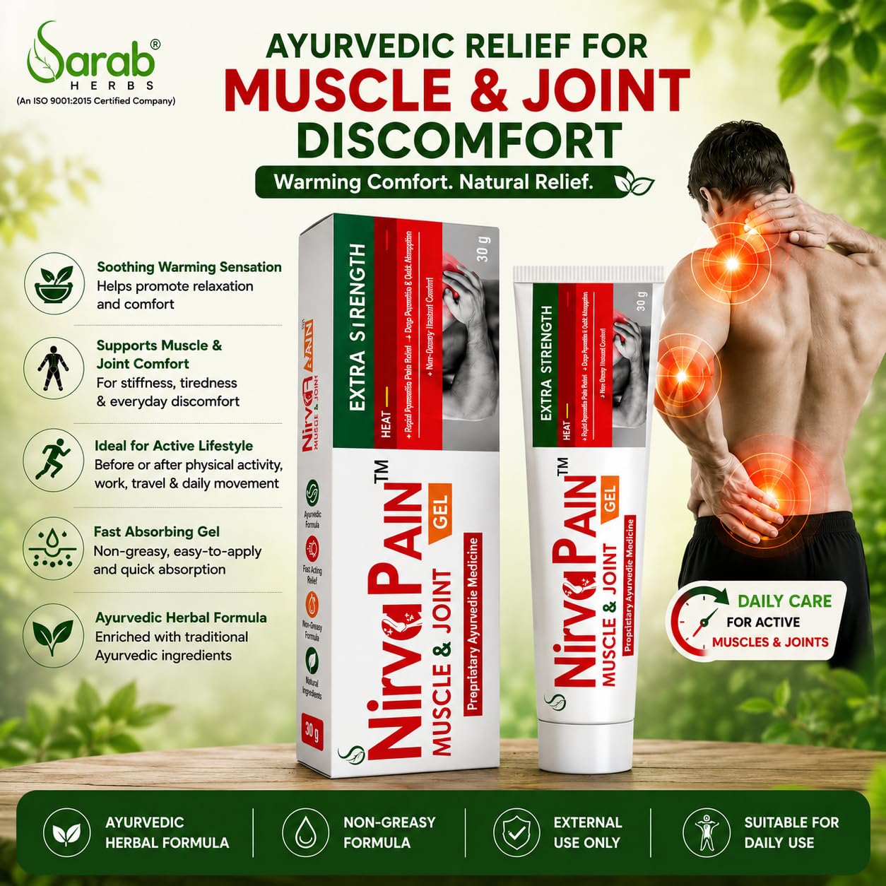 NirvaPain Gel, 30ml.