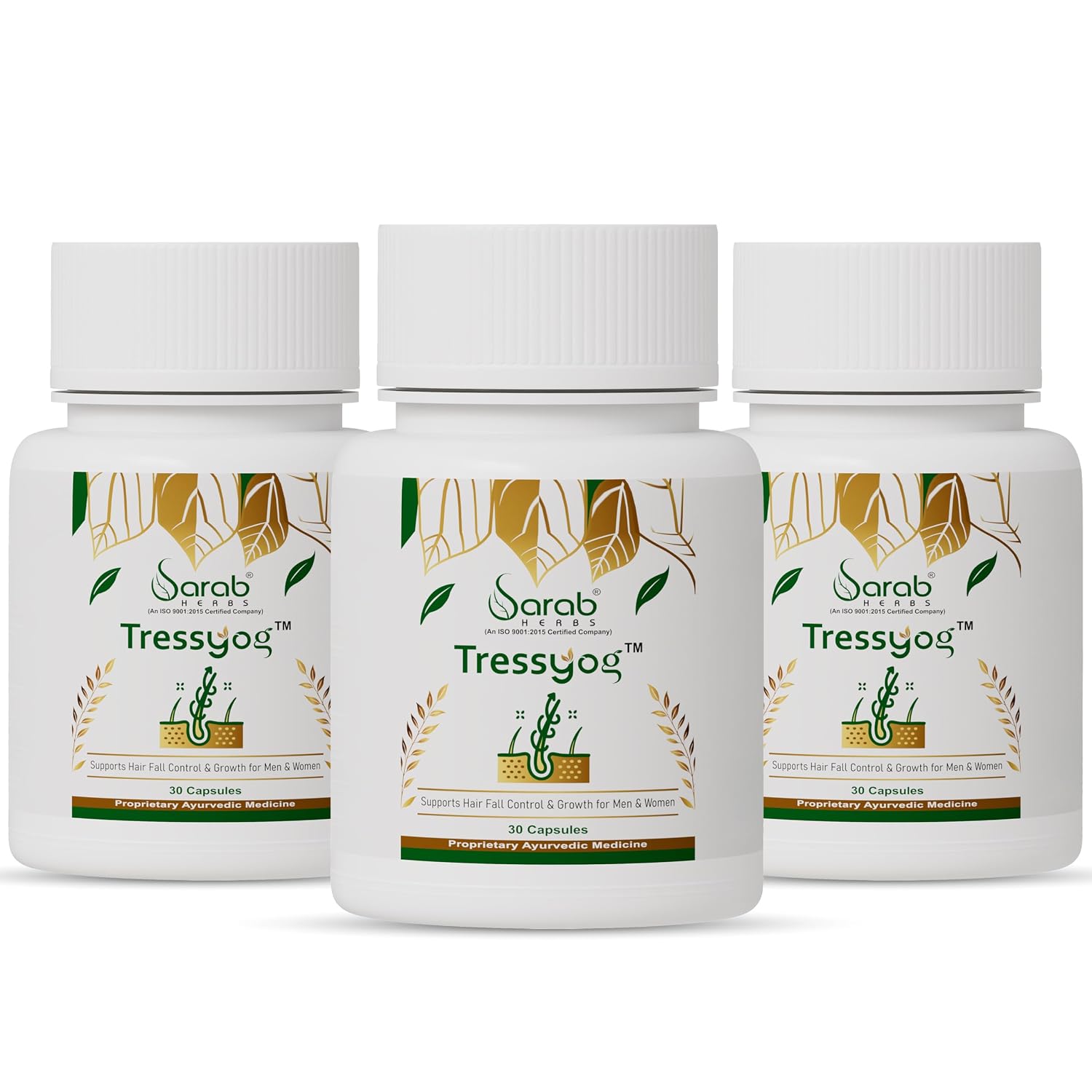TressYog, 30 Capsules.