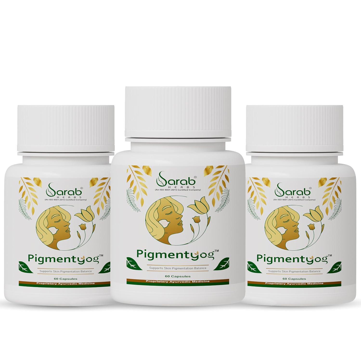 Pigmentyog Ayurvedic Skin Capsules, 60 Capsules.