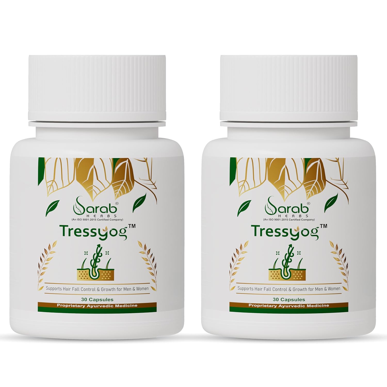 TressYog, 30 Capsules.