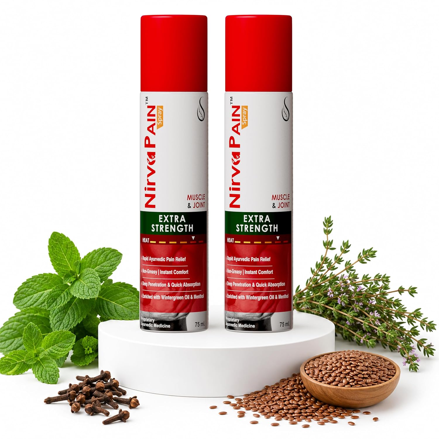 NirvaPain Spray, 75ml.
