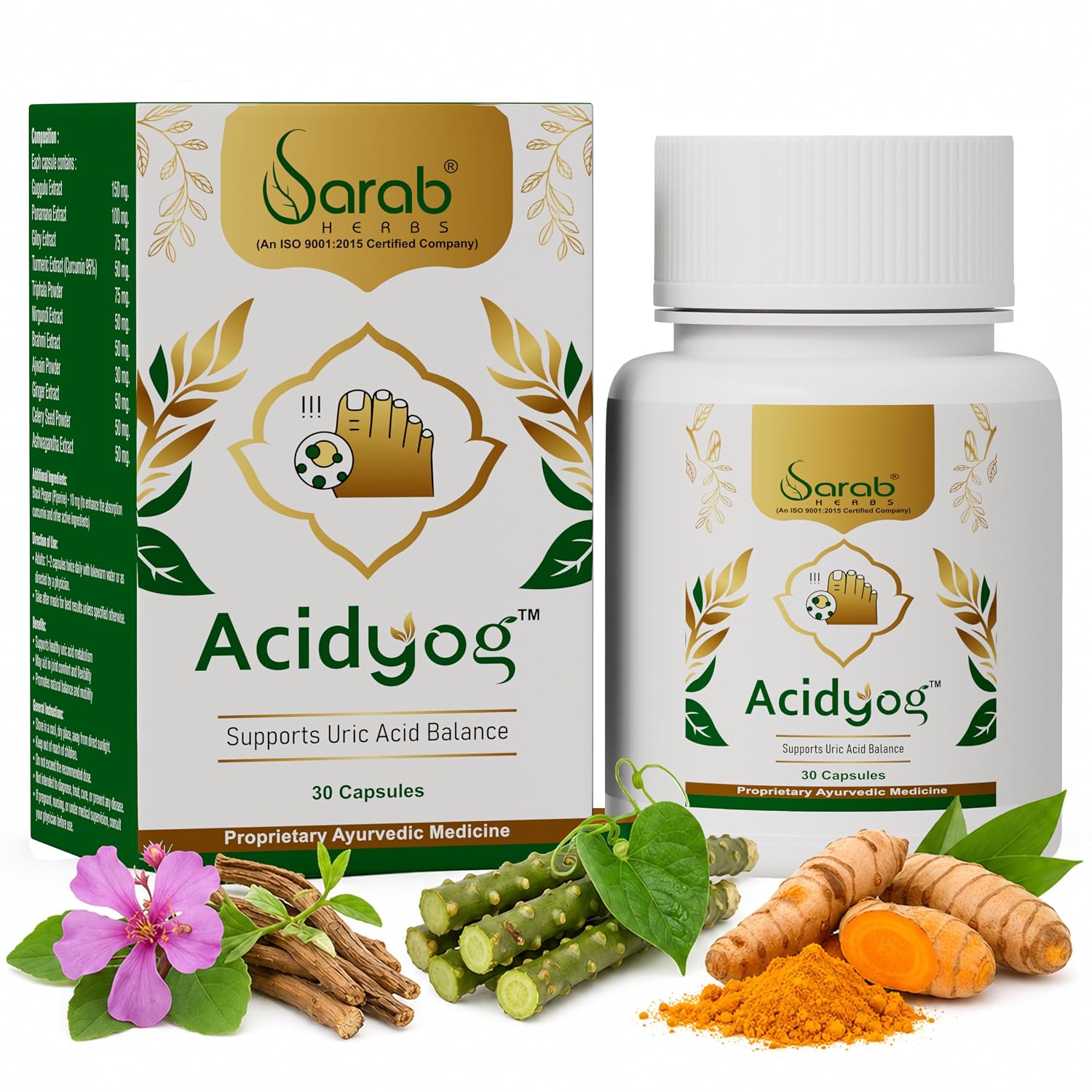 AcidYog, 30 Capsules