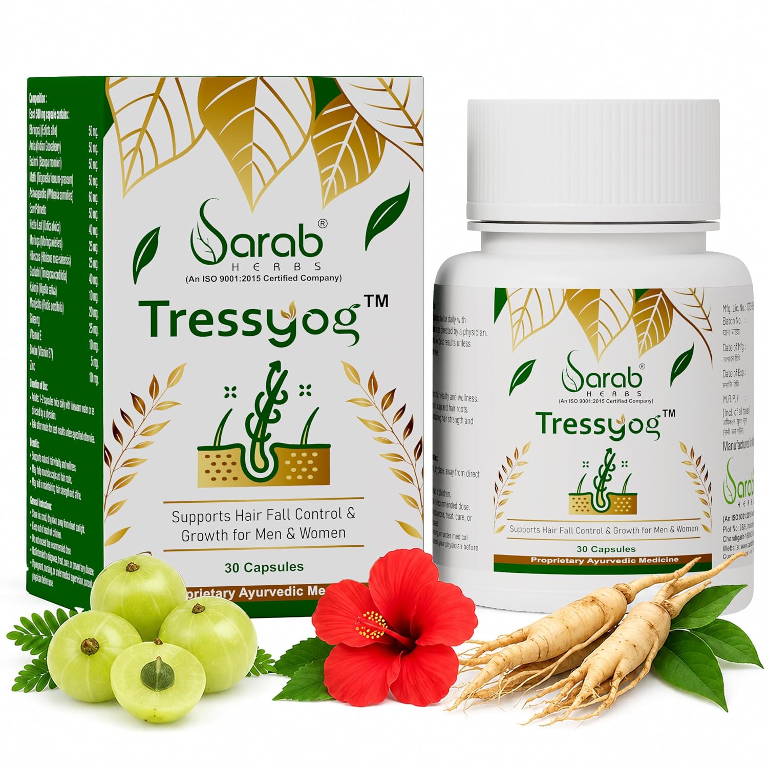 TressYog, 30 Capsules