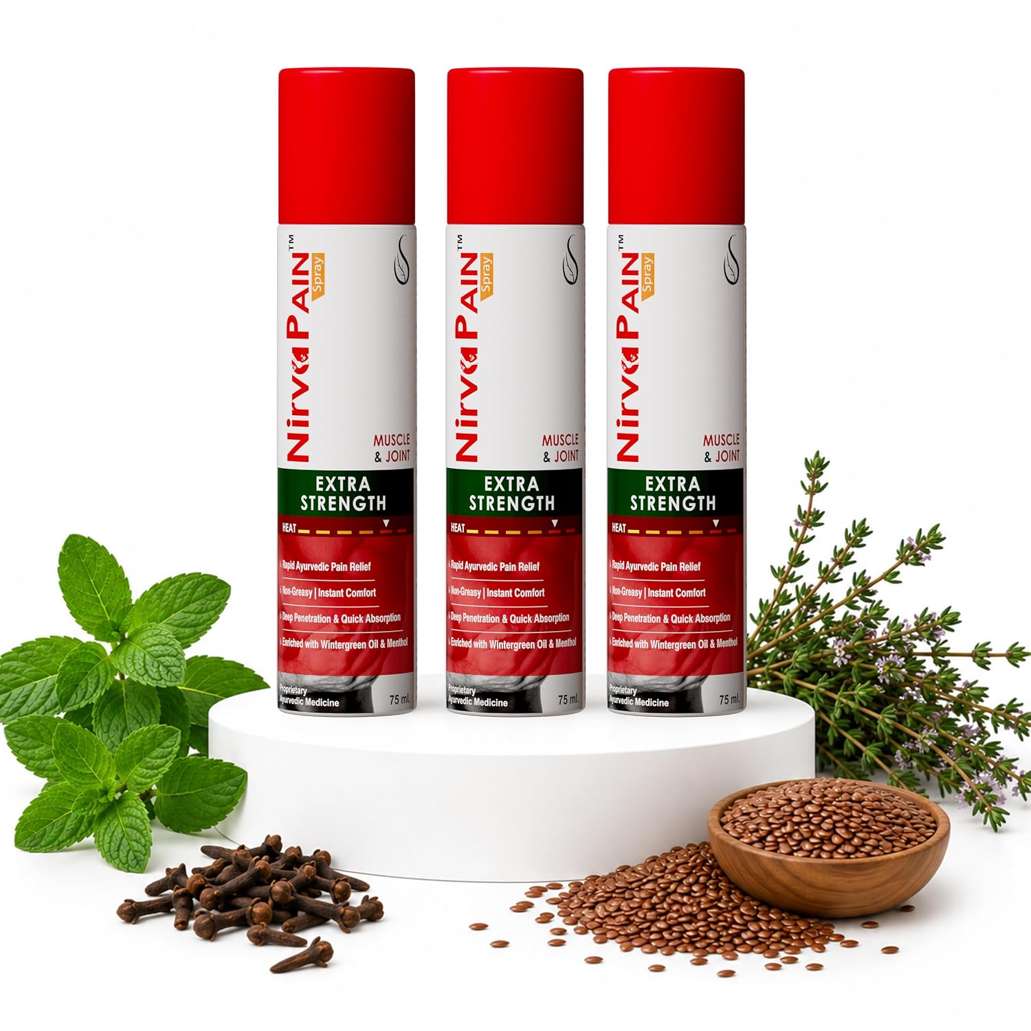 NirvaPain Spray, 75ml.