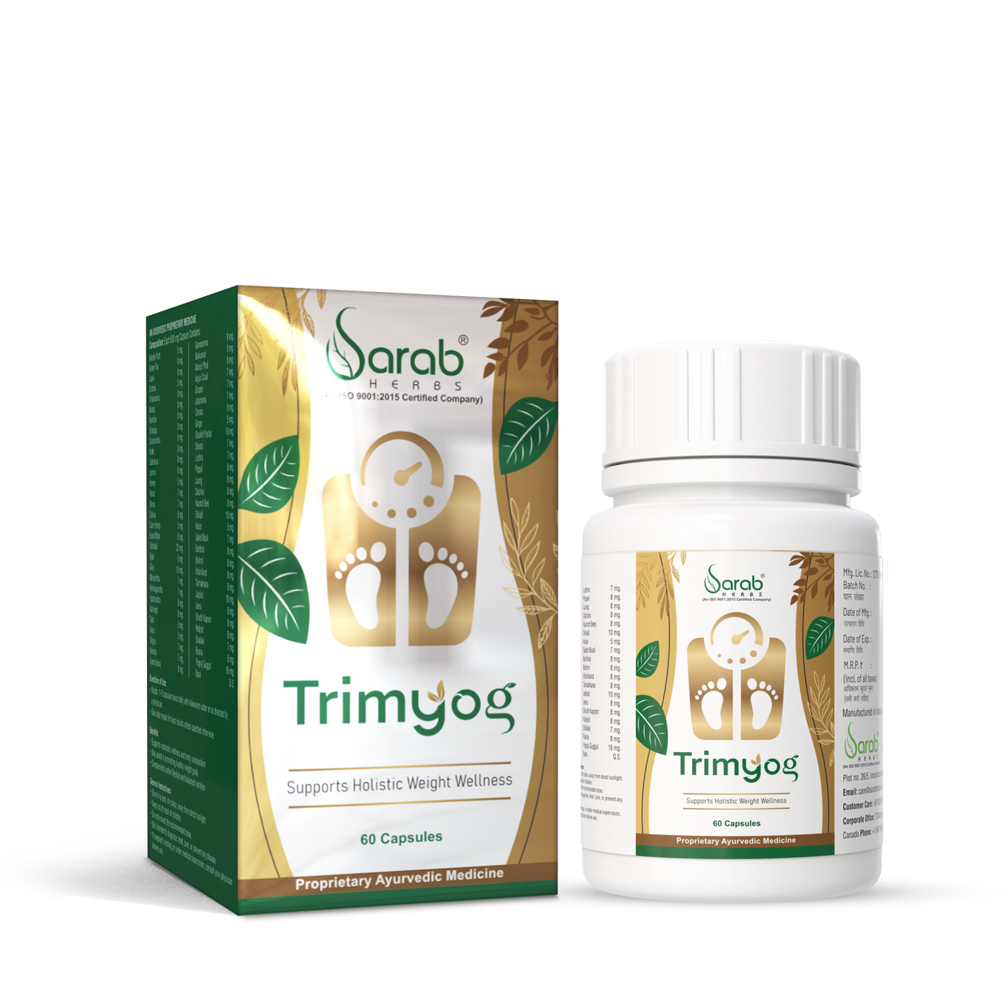 Trimyog Capsules | Supports Holistic Weight Wellness
