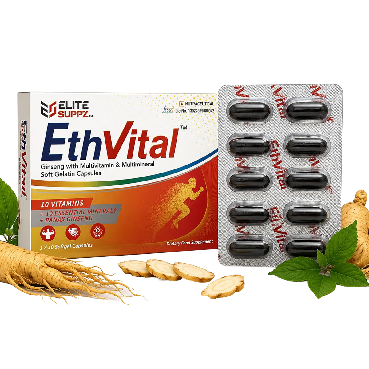 EthVital, 10 Softgel Capsules