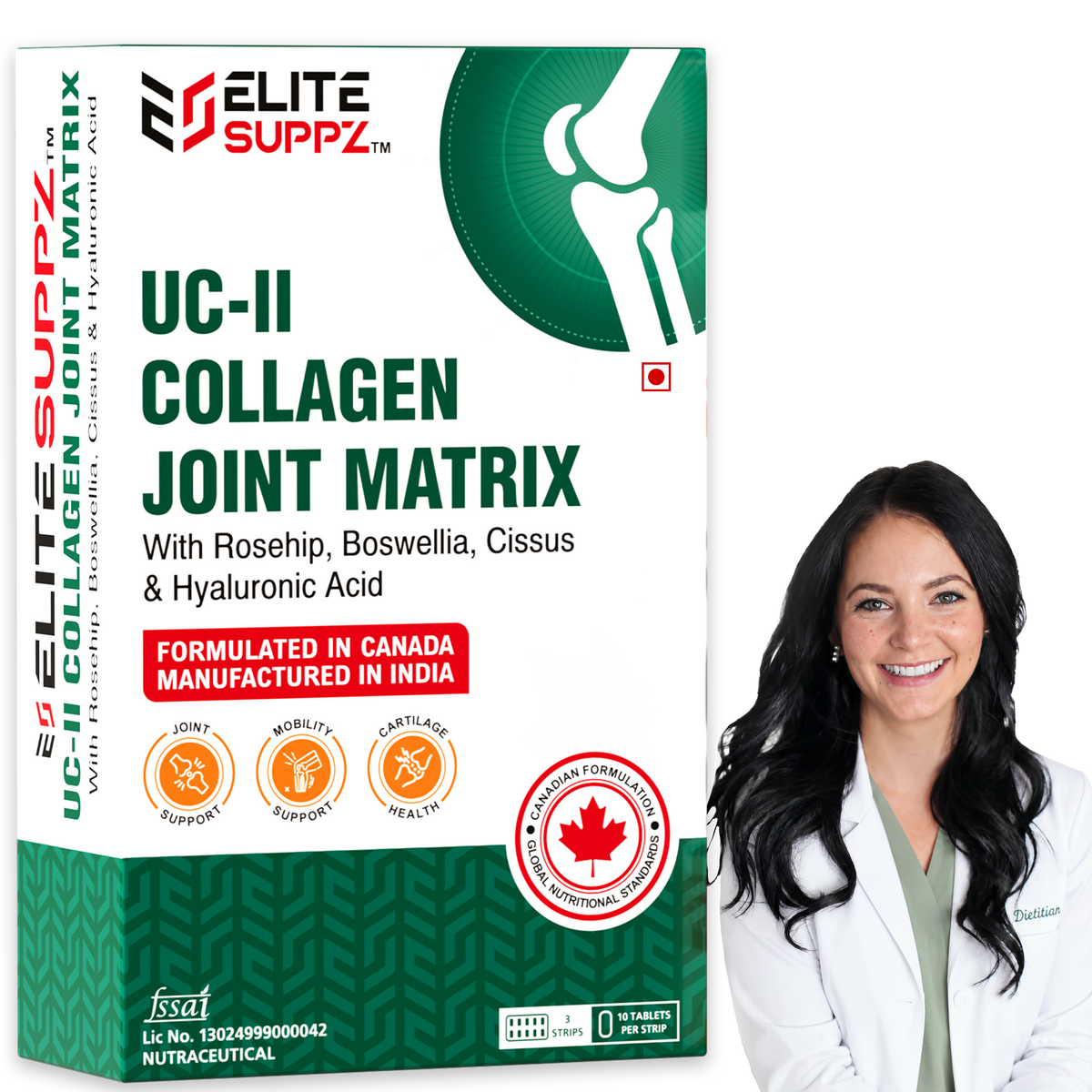 UC-II Collagen 40mg Tablets for Joint Support